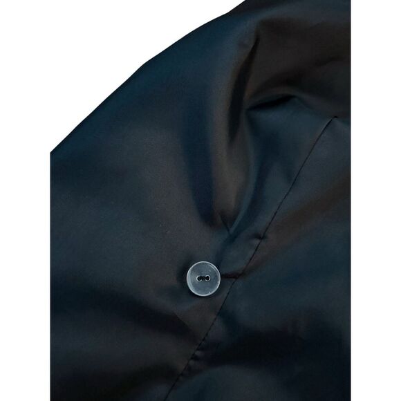 Vintage ALEX EVENINGS Wrap Bolero Style Jacket Black/Floral Women's Size… - Picture 7 of 11